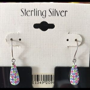 Fashion sterling silver girls earrings